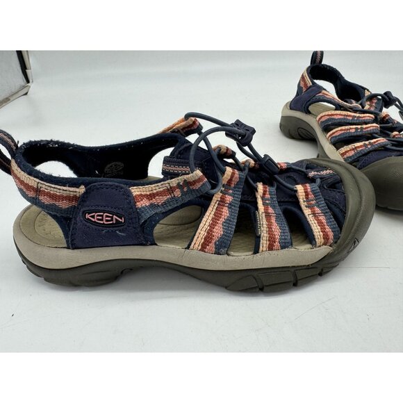 Keen Womens Newport H2 Walking Sandals Size 8 Blue Red Outdoors AW20 Bump Toe - Picture 8 of 15